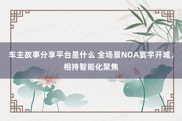 车主故事分享平台是什么 全场景NOA寰宇开城，相持智能化聚焦